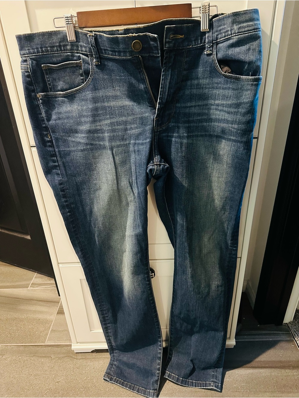 DL1961 Men's Indigo Straight-Leg Jeans